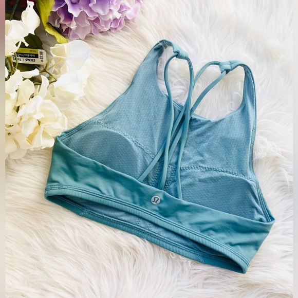 Lululemon Free To Be High Neck Bra | Blue-Green - Picture 3 of 4